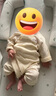 乖奇熊新生兒蝴蝶衣服嬰兒和尚服睡衣寶寶連體衣哈衣爬服夏季薄款空調服 曬單實拍圖