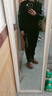 真維斯（Jeanswest）衛(wèi)衣男長袖T恤男士休閑春秋套頭上衣兩件套新款學(xué)生中青年套裝 YJGF-TZ18黑色兩件套 常規(guī) XL （125斤-140斤） 曬單實拍圖
