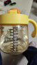 licheers牛奶杯兒童直飲吸管杯寶寶喝水奶瓶1-3歲-6歲帶刻度PPSU喝奶杯 曬單實(shí)拍圖
