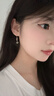 老鳳祥S925銀和田玉耳環(huán)女2025年新款耳釘氣質(zhì)老婆女士生日禮物女生實(shí)用 和田玉蝴蝶耳飾+品牌禮盒 曬單實(shí)拍圖