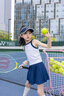 moonkids女童運動速干背心2025新款夏裝透氣兒童撞色吊帶外穿夏季女孩上衣 19136白色吊帶 130 /140 【推薦身高125-145cm】 曬單實拍圖