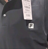 FILA FUSION斐樂潮牌女子針織連衣裙簡約修身開衩長款裙子 正黑色-BK S (160) 80A 曬單實拍圖