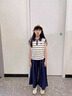 熙克賓威女童夏套裝2025新款女孩衣服洋氣夏薄款上衣冰絲闊腿褲女大童夏季 上衣+褲子 薄款 130 曬單實(shí)拍圖