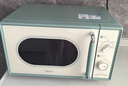 美的（Midea）小滋味微波爐家用小型 復古旋鈕薄荷曼波風(fēng) 一級能效平板變頻輕音M1G1 曬單實(shí)拍圖