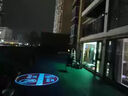 中煷太陽能地面廣告LOGO門頭招牌公園廣場LED投影燈戶外防水高亮清晰 太陽能簡配不旋轉(zhuǎn)投影燈 曬單實拍圖