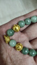 中國黃金（CHINA GOLD）黃金銅錢轉(zhuǎn)運(yùn)珠3D硬金金錢珠串珠足金金珠DIY手串配件路路通 足金金錢珠-6mm約0.1g【紀(jì)念品】 曬單實(shí)拍圖
