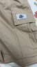 唐獅（TonLion）2024男工裝小標寬松休閑短褲 卡其 L  曬單實拍圖