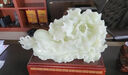 漢御帝閣天然玉石白菜擺件家居客廳玄關(guān)辦公室桌面裝飾品喬遷公司開(kāi)業(yè)送禮 財源滾滾BC22極品藍冰玉長(cháng)約43cm 曬單實(shí)拍圖