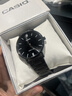 卡西歐（CASIO）手表日韓簡(jiǎn)約風(fēng)時(shí)尚休閑防水非機(jī)械男表簡(jiǎn)約羅馬刻度全黑鋼帶腕表 全黑鋼帶男士手表 40mm 曬單實(shí)拍圖