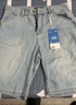 森馬（Semir）牛仔短褲男2025夏季新款美式做舊復古水洗褲子寬松五分褲涼感 牛仔藍灰88401 33 曬單實(shí)拍圖