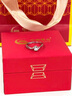中國黃金天然鉆石戒指女求訂婚單戒七夕情人節(jié)禮物送女友老婆結婚紀念日實 足銀一吻定情鉆石戒指-車花款/3分鉆 曬單實拍圖