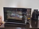美的（Midea）微波爐家用小型20升轉(zhuǎn)盤加熱 智能菜單 一鍵解凍 殺菌電子除味 薄膜按鍵（M1-L213C） 曬單實拍圖