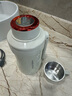 摩飛電器（Morphyrichards）電熱水壺電水壺便攜式燒水壺?zé)眯胁讳P鋼保溫一體全自動(dòng)MR6061燒水壺電熱水杯開水壺電熱水瓶 1L 【MR6061白色】6H真空鎖溫 曬單實(shí)拍圖