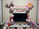 歐妮姿生日?qǐng)鼍安贾门⑸諝馇虻谰叻諊贾脠鼍芭蓪?duì)裝飾快樂棒棒糖 曬單實(shí)拍圖