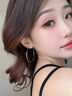 Lnieer925銀針高級(jí)感大圈圈耳環(huán)女2025年新款爆款耳環(huán)素圈圓圈夸張耳飾 【925銀針】金色4cm大圓圈耳環(huán) 曬單實(shí)拍圖