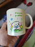 奶油色坐姿可愛帕恰狗馬克杯子高顏值陶瓷杯ins風水杯家用 米白色小狗杯隨機發(fā) 1個 350ml 曬單實拍圖