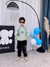 WVD國際品牌男童衛衣春裝潮帥氣韓版百搭2025新款春秋大童衣服男孩 杏色 170 cm 曬單實(shí)拍圖