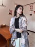 十竹圍巾女長(zhǎng)披肩2025新款圍脖女空調(diào)保暖韓版生日禮物送女友高級(jí)感 米灰青鳥(niǎo)【送女友老婆】實(shí)用高檔 曬單實(shí)拍圖