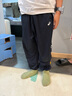 亞瑟士（asics）童裝2025年夏季吸濕速干運(yùn)動(dòng)褲收口彈性針織長褲332251082333 曬單實(shí)拍圖