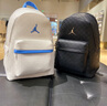 NIKE JORDAN 耐克AJ兒童書(shū)包大容量多功能口袋雙肩背包初中高中生 淺狼灰 8/20【47*30*16cm 約22.6L】 曬單實(shí)拍圖