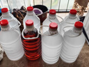言妤2.5L5L10升20斤裝透明食用塑料花生油桶水油壺油瓶酒桶酒瓶 2.8升/足5斤 (加厚)9個(gè) 曬單實(shí)拍圖