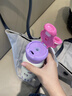 啟諾高顏值保溫杯女新款雙飲杯學(xué)生上學(xué)專用吸管杯子便攜大容量隨手杯 粉色600ML 曬單實(shí)拍圖
