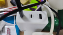 聯(lián)想小新105-W三口氮化鎵適配器手機平板電源適配器Type-C充電器雙C口可折疊便攜筆記本電腦PD快充多口 棋盤(pán)白【三口氮化鎵Type-C 105-W】 曬單實(shí)拍圖