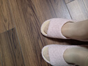 遠(yuǎn)港居家用亞麻拖鞋女士夏天室內(nèi)家居防滑軟底不臭腳棉麻春秋四季棉布 柔霧粉 38-39 【適合37-38腳】 曬單實(shí)拍圖