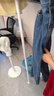 真維斯（JEANSWEST）牛仔褲女夏季高腰顯瘦顯高設計感直筒拖地闊腿長褲子女深藍色M 曬單實拍圖