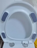 WUZORY【德國】馬桶蓋通用U型加厚坐便器蓋子衛(wèi)生間緩降抗壓馬桶圈W140 曬單實(shí)拍圖