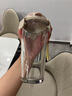 Glasslock杯子卡通玻璃杯隨手咖啡飲品杯韓國(guó)清新可愛(ài)男女水杯便攜式450ml 曬單實(shí)拍圖
