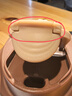 果茲（GUOZI）保溫杯咖啡杯陶瓷內(nèi)膽男女士高顏值隨行杯喝中藥專用外帶米色 曬單實拍圖