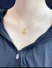 中國(guó)黃金（CHINA GOLD）黃金項(xiàng)鏈女足金四葉草吊墜純金掛墜生日七夕情人節(jié)禮物送女友老婆 足金四葉草吊墜約0.8g*配銀鏈【甄選禮盒】 曬單實(shí)拍圖