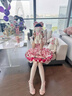緋垚Lolita蕾絲圓頭洛麗塔單鞋芭蕾風少女百搭甜美女粗跟高跟鞋蝴蝶結(jié) 洛麗塔蝴蝶單鞋【粉色】36碼 曬單實拍圖