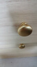利德仕現(xiàn)代簡約黑色金色柜門抽屜單孔拉手圓形柜子衣柜櫥柜小把手 經(jīng)濟(jì)款單孔-砂金 曬單實(shí)拍圖