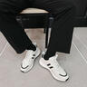 雅格獅丹（Aquascutum）男鞋2025夏季新款真皮休閑鞋防滑增高透氣運(yùn)動(dòng)鞋 白色 41 (255mm) -適合運(yùn)動(dòng)鞋42碼 曬單實(shí)拍圖