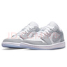 耐克NIKE男女休閑鞋喬丹AJ1小迪奧 JORDAN 1運(yùn)動(dòng)鞋DC0774-105白灰38 曬單實(shí)拍圖