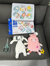 澳貝（auby）嬰幼兒玩具豆豆絨小兔子毛絨安撫玩偶可入口水巾哄睡+牙膠啃咬 曬單實(shí)拍圖