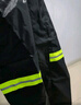樂優(yōu)佰易 成人長款連體雨衣帶帽檐安保戶外工地安全反光雨衣 曬單實拍圖