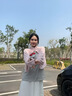 SOMUBAY防曬衣女2025夏新款冰絲防曬斗篷披肩戶外開車騎車遮陽透氣防曬衫 粉色 均碼 (80-140斤左右) 曬單實(shí)拍圖