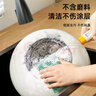 家杰優(yōu)品彩條金柔百潔布清潔布6片 洗碗清潔海綿去油污抹布 廚房家用神器 曬單實拍圖