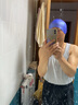 捷佳新款硅膠泳帽護耳防水加大游泳帽防耳朵進(jìn)水帽子男女通用裝備 護耳帽藍色 曬單實(shí)拍圖