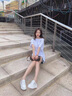 clotho Rennie品牌女鞋包頭半拖鞋女2025新款內(nèi)增高外穿厚底松糕小白鞋涼拖鞋 白色 36 曬單實拍圖