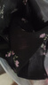 尚都比拉V領短袖印花連衣裙女夏季收腰顯瘦茶歇碎花裙優(yōu)雅通勤中長裙 曬單實拍圖