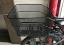 自行車(chē)后置車(chē)筐后座加大寵物筐菜筐網(wǎng)籃學(xué)生書(shū)包籃外賣(mài)筐狗狗框籃 加大后置筐（標(biāo)準(zhǔn)款） 曬單實(shí)拍圖