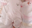 班杰威爾嬰兒衣服夏季薄款純棉新生兒連體衣內(nèi)衣睡衣初生0-6個月寶寶爬服 曬單實拍圖