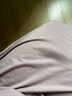 軒?kù)n帶胸墊莫代爾棉睡裙女夏季薄款涼感短袖家居服 63263霧紫 3XL  曬單實(shí)拍圖