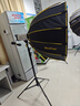 NiceFoto耐思FB1000A/2000A可折疊布燈 可調色溫便攜直播補光燈人像拍攝影燈高顯指可手機遙控帶網格柔光箱 FB-2000A【柔光箱+加長橫臂燈架】 曬單實拍圖