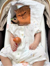 babylove嬰兒連體衣夏季薄款衣服竹棉短袖爬服寶寶清新簡約透氣哈衣夏裝 曬單實拍圖
