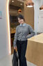 班尼路（Baleno）圓領(lǐng)針織開衫外套女2025年秋季新款親膚休閑簡約舒適寬松百搭上衣 曬單實拍圖